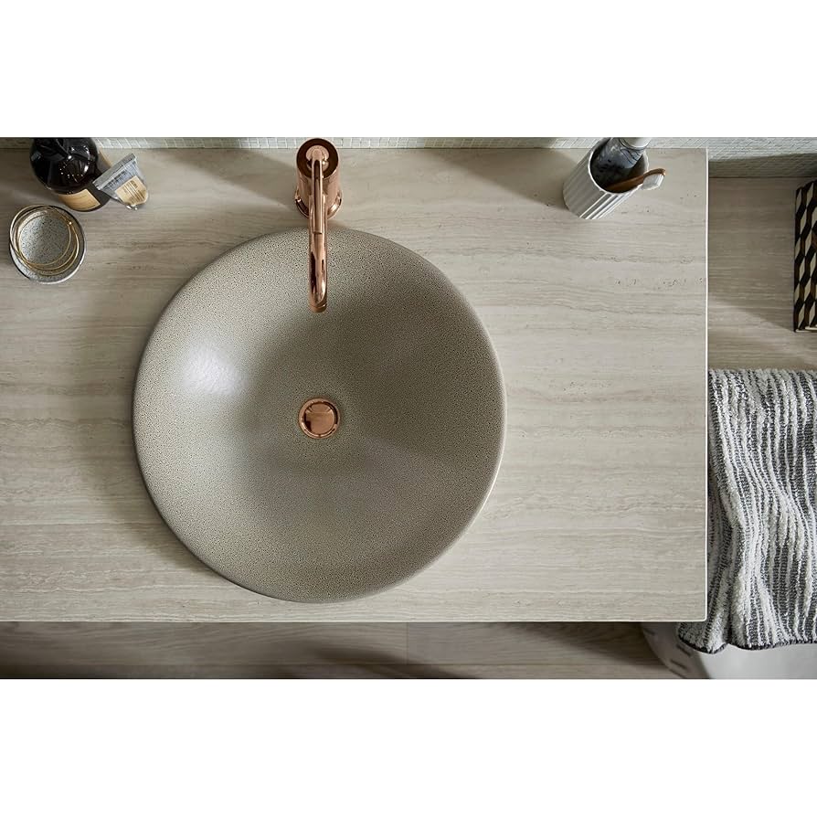 カホン キャデラックグリーン×ココナッツブラウン 2 KOHLER K-77714-TB2 Shagreen Carillon, ARTIST EDITIONS Round